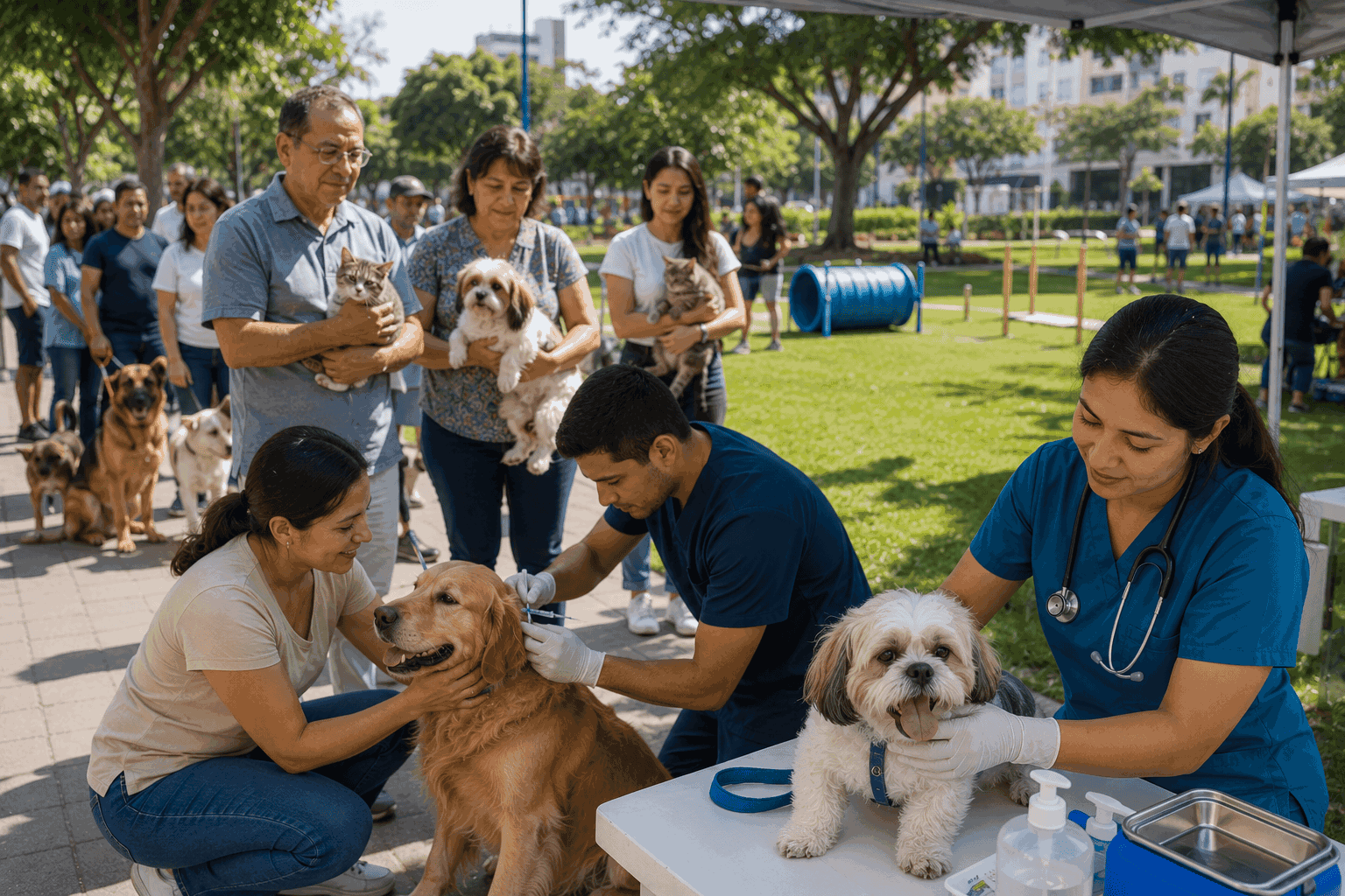 Campañas gratuitas de vacunación esterilización y desparasitación para mascotas en Lince