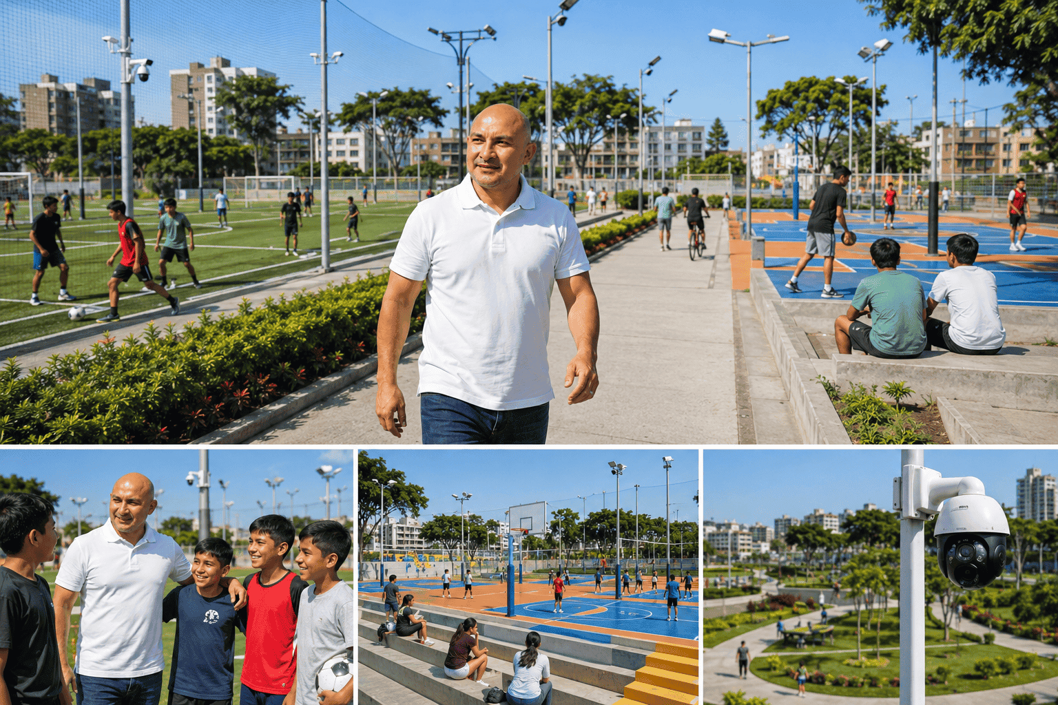 Canchas seguras y modernas en Lince con iluminación LED y videovigilancia