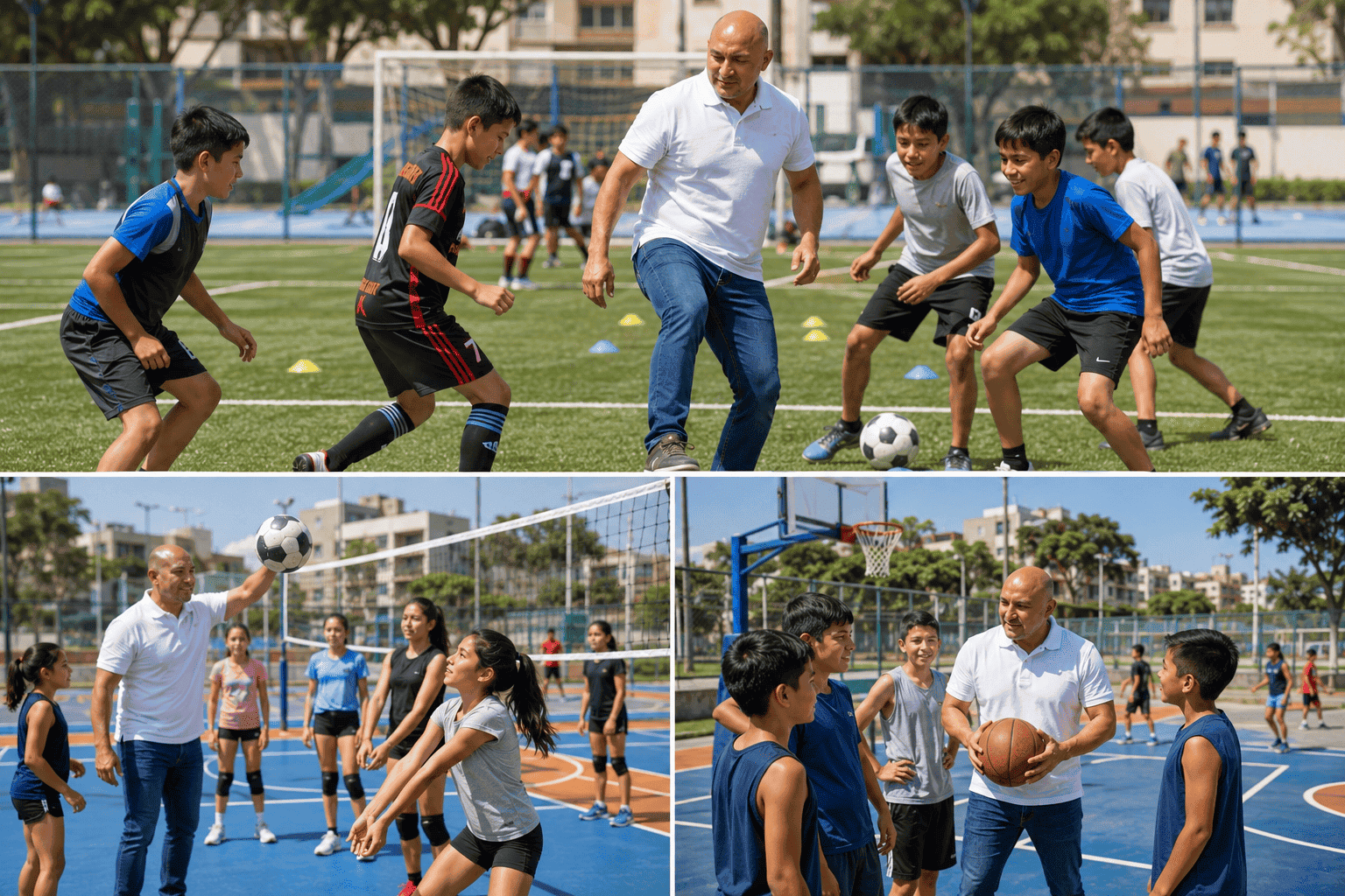 Escuelas deportivas municipales para niños adolescentes y jóvenes de Lince