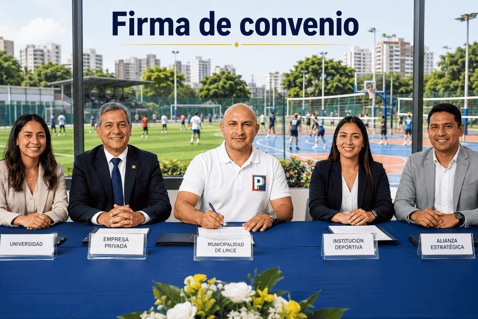 Alianzas estratégicas con IPD federaciones clubes y empresas para desarrollar el deporte en Lince