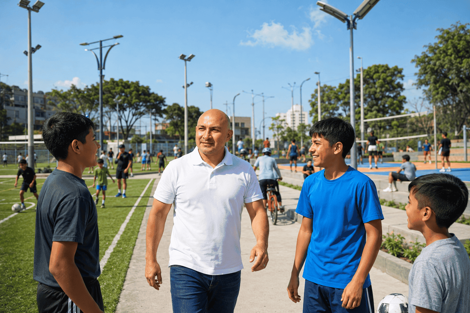 Lince Deporte propuesta de Luis Alonzo alcalde de Lince con canchas seguras escuelas deportivas y olimpiadas interbarrios