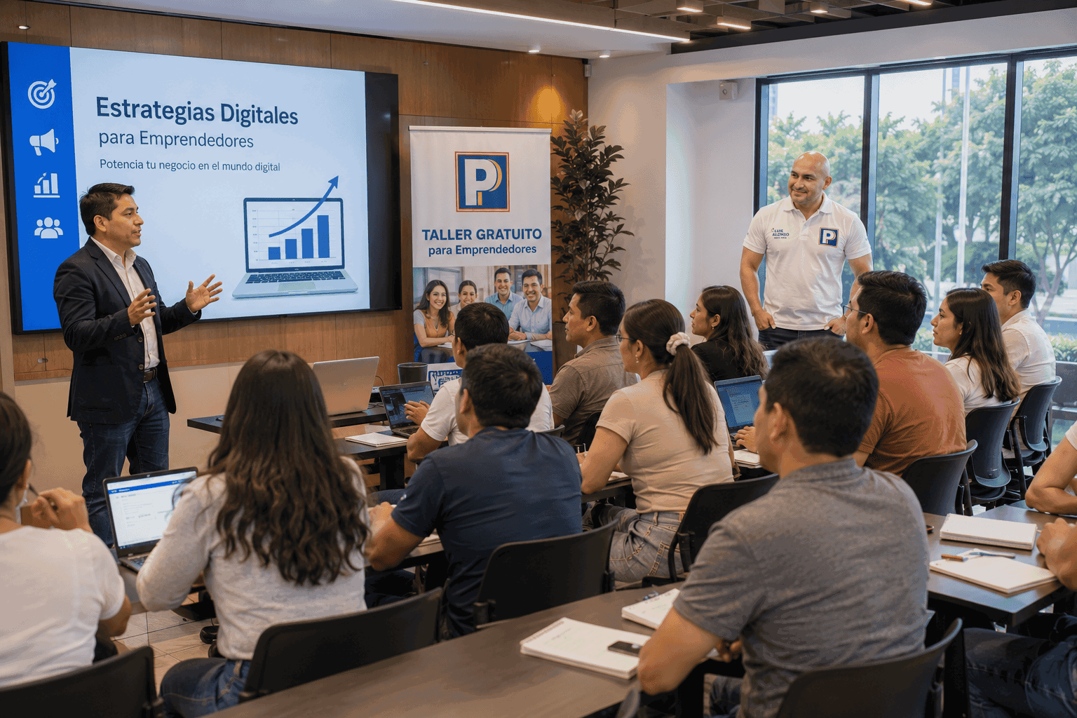 Capacitación gratuita para emprendedores de Lince propuesta de Luis Alonzo alcalde de Lince