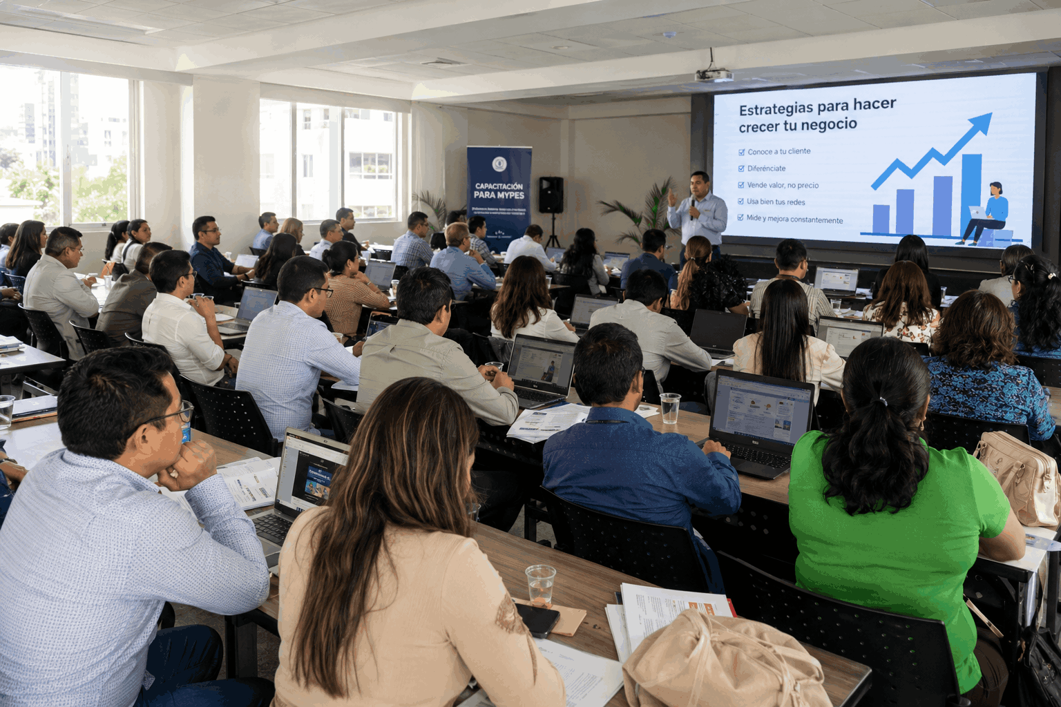 Capacitaciones para MYPES y emprendedores en Lince