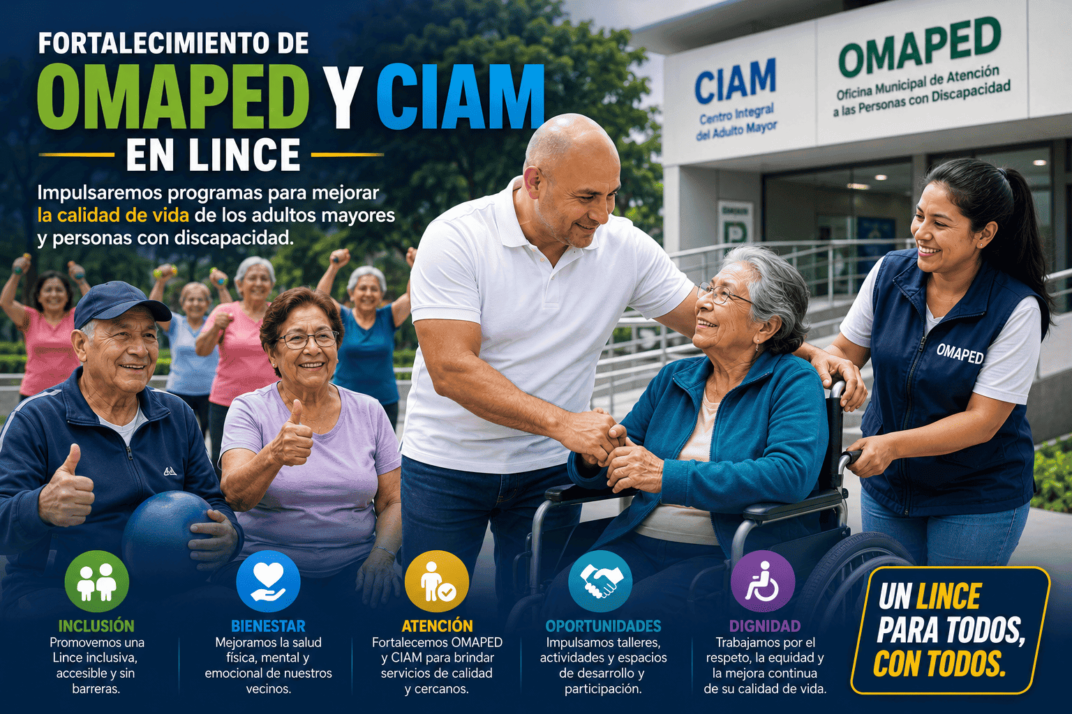 Inclusión social con mejora de ciam en Lince