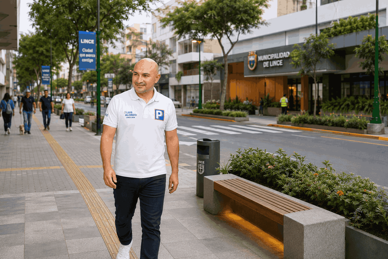 Propuesta Lince Infraestructura de Luis Alonzo para renovar mercados, calles y espacios públicos