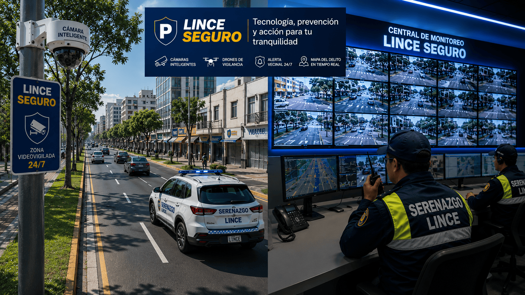 Prevención del delito con cámaras inteligentes en Lince