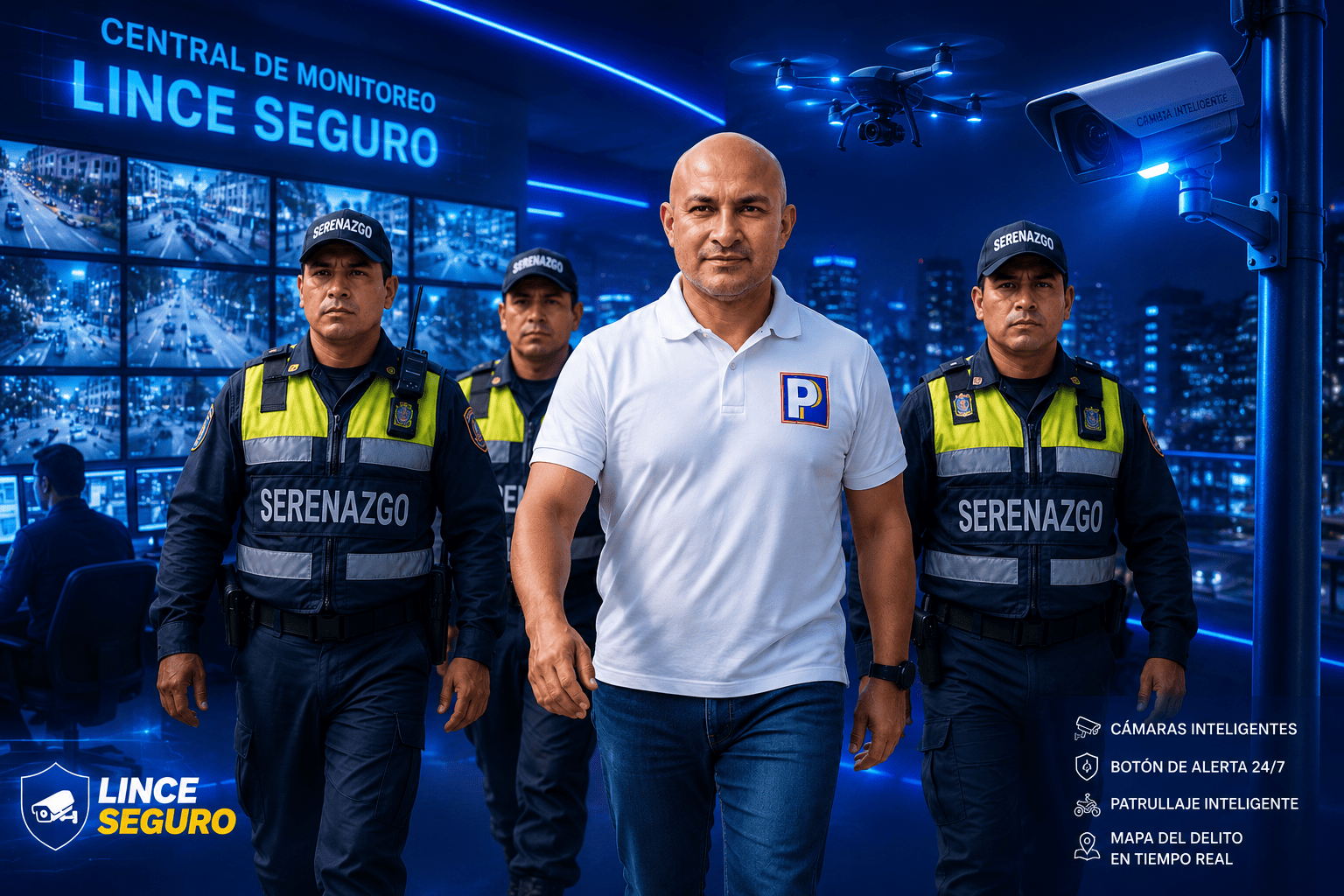 Luisalonzo.pe propone un plan de Seguridad ciudadana en Lince junto a urresti