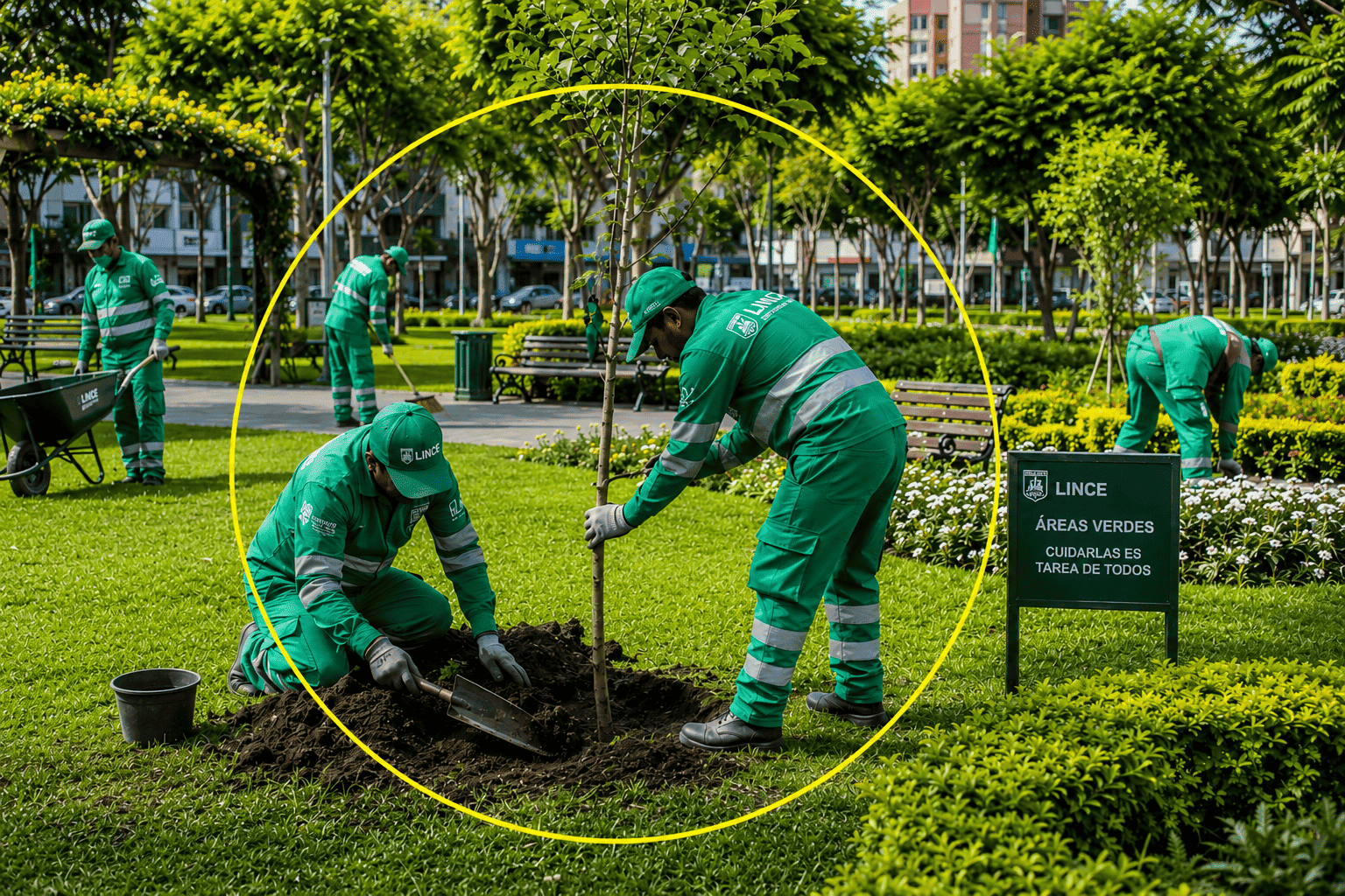 Recuperación de áreas verdes en Lince propuesta de Luis Alonzo alcalde de Lince